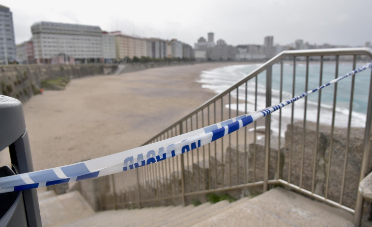 El viento de nordés pondrá en alerta amarilla este martes toda la costa coruñesa