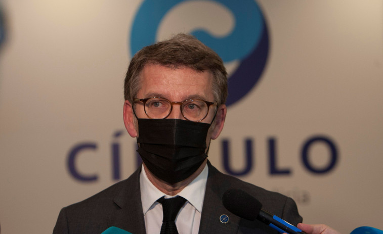 Feijóo salienta que o Goberno só resolveu o 20% dos fondos europeos destinados ás empresas