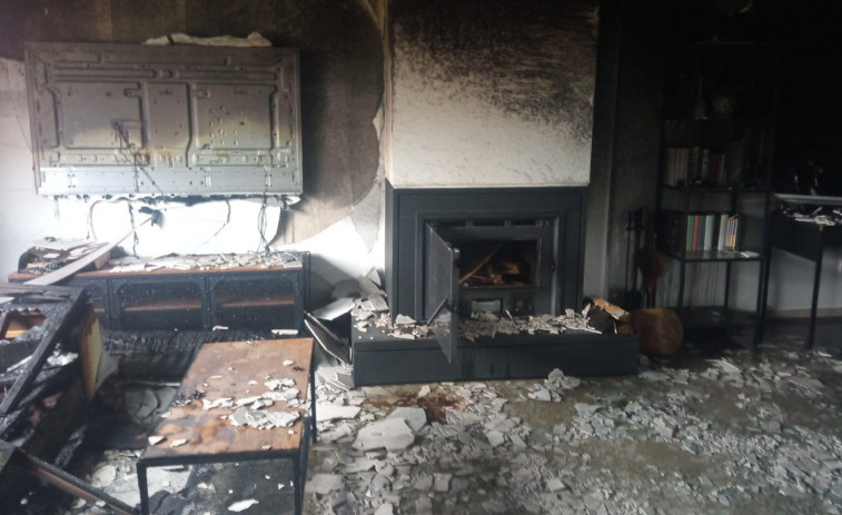 Herida una mujer con quemaduras por un incendio en su vivienda en Abegondo