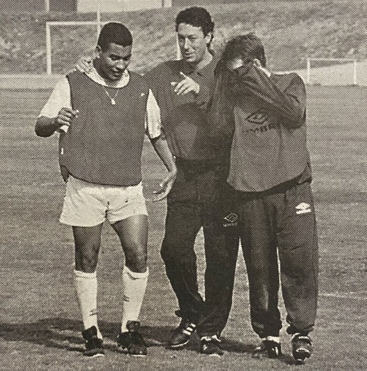Franganillo con Mauro Silva y Nando 1997