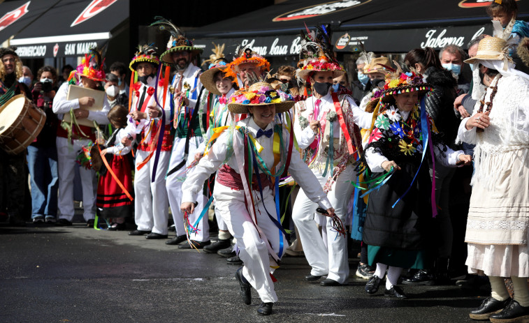 La comarca de As Mariñas despide definitivamente las fiestas con el Entroido ancestral de Samede