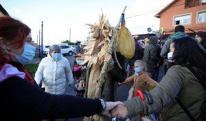 Las imágenes del Entroido ancestral en San Mamede, Paderne