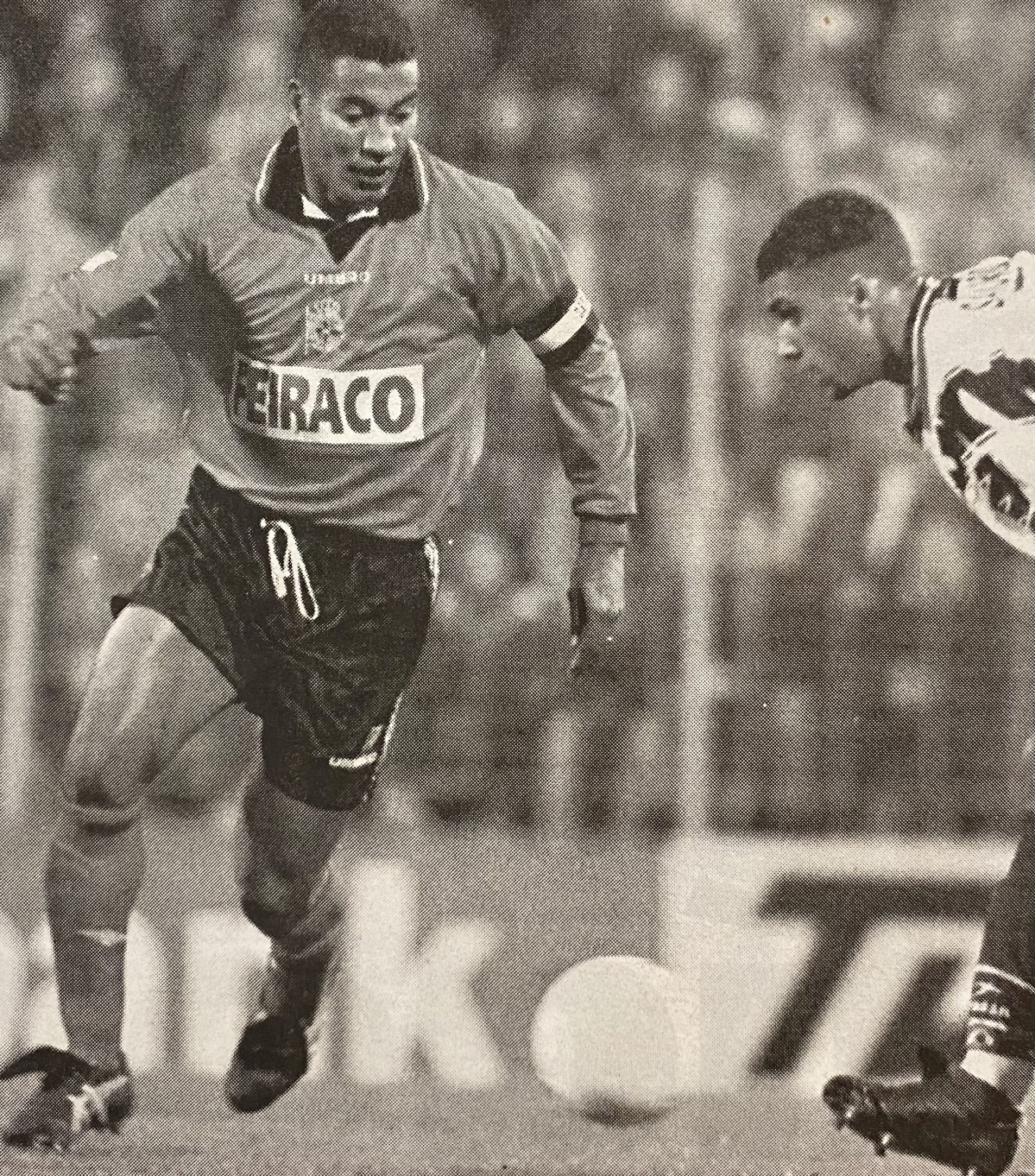 Mauro Silva debuta como capitu00e1n marzo 1997