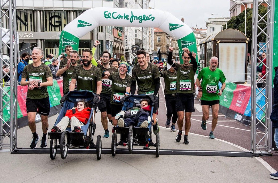 Los Marines Enki consiguen su dorsal para la Maratón de Nueva York