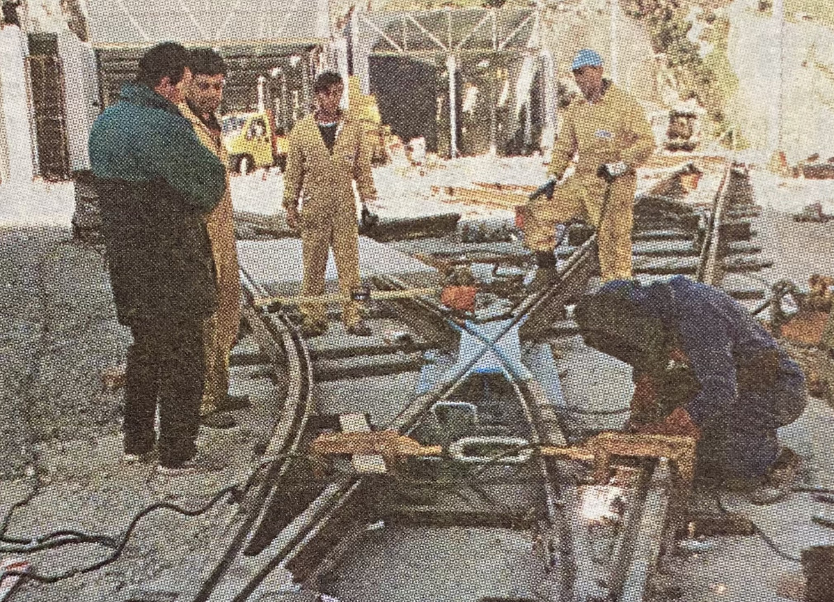 Obras del tranvu00eda 1997