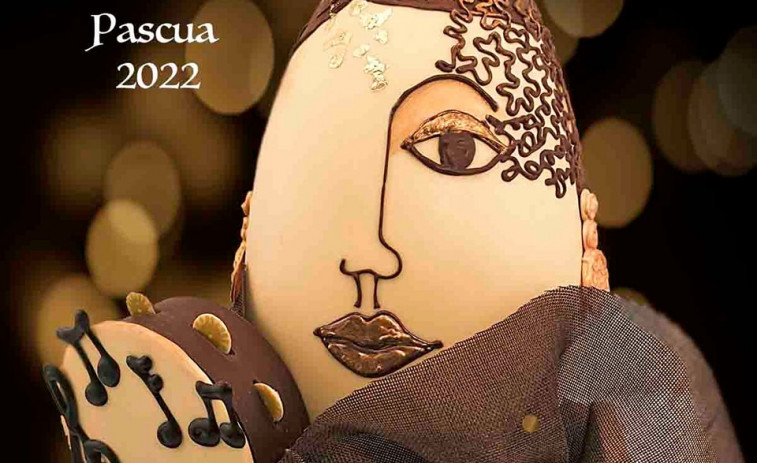 La confitería Chaná dedica un huevo de pascua gigante a las Tanxugueiras