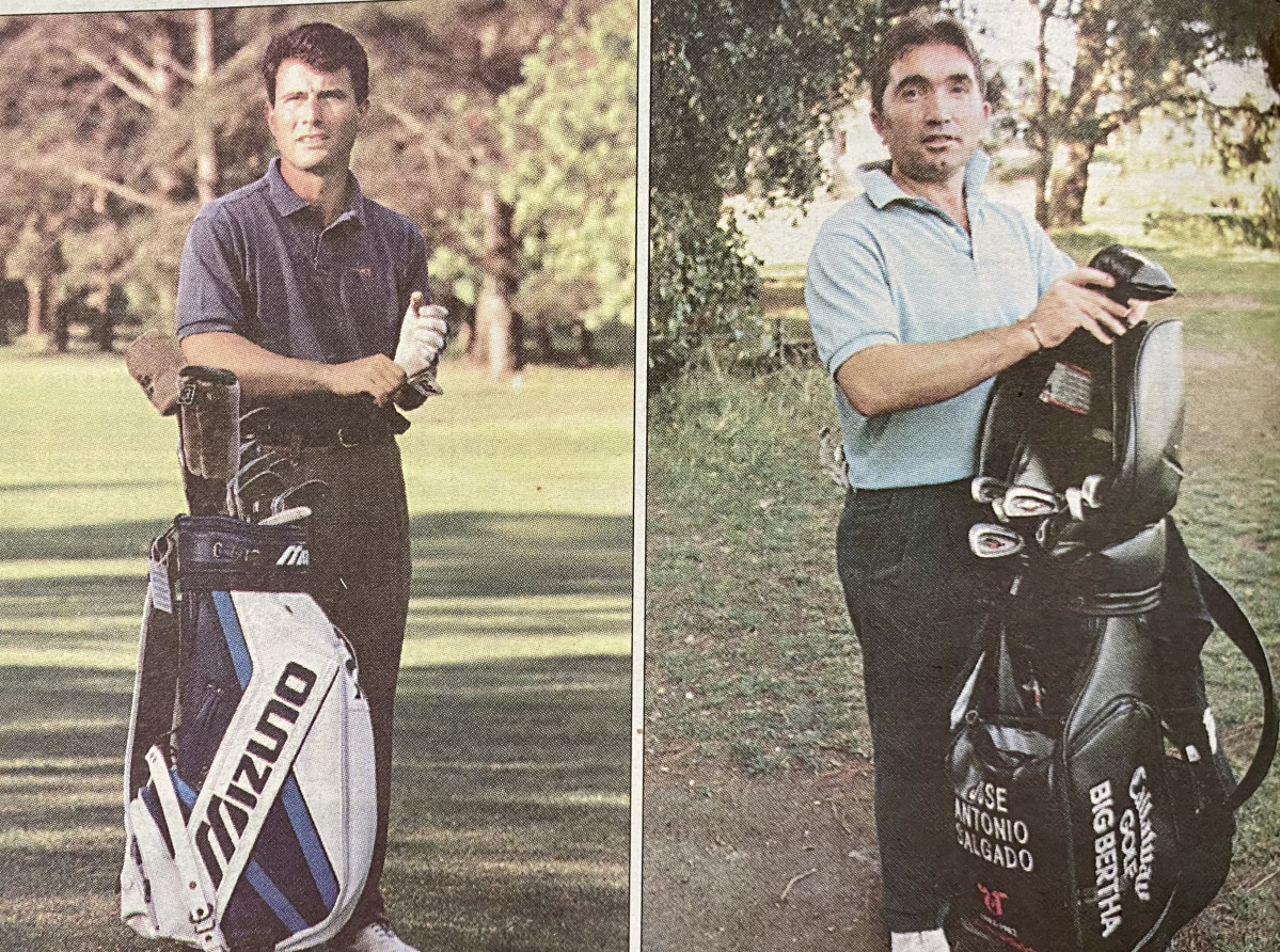 Antonio Carro y Josu00e9 Antonio Salgado golf 1997
