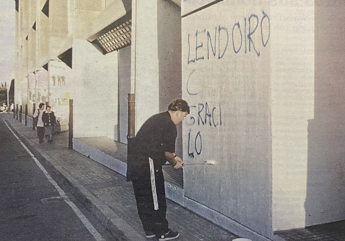 Pintada en Riazor 1997