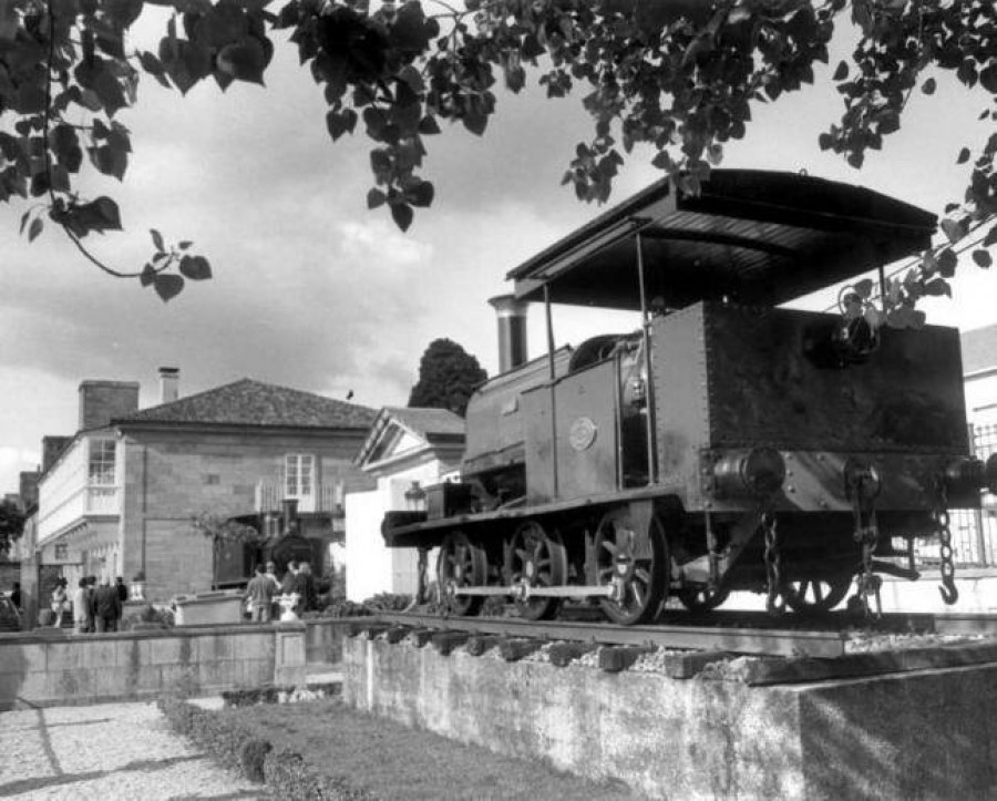 La locomotora Sarita será restaurada para integrarla en Museo Camilo José Cela
