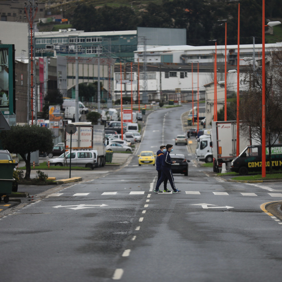 Cortes de tráfico en el polígono de A Grela durante una semana