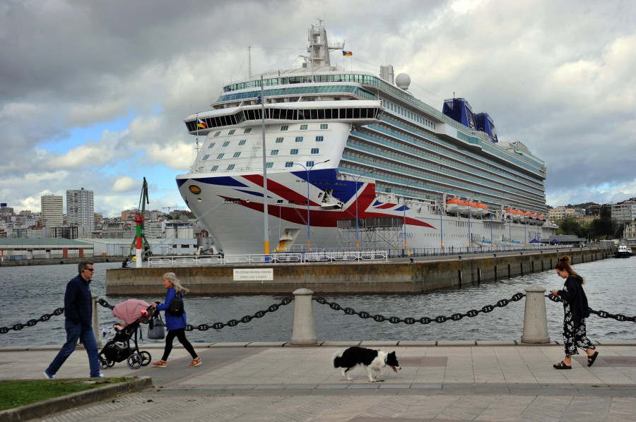 La llegada del “Britannia” da inicio a una Semana Santa marcada por la visita de siete cruceros