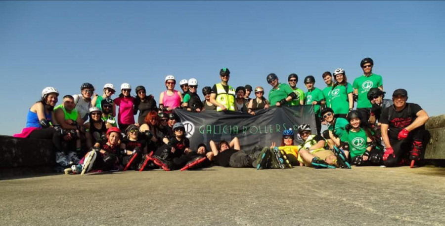 El Club Galicia Rollers organiza una tecnificación de hockey línea con Ainhoa Merino