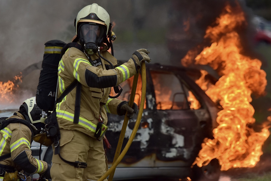 Los incendios se reducen cada año hasta constituir solo el 19% de las emergencias que atienden los Bomberos