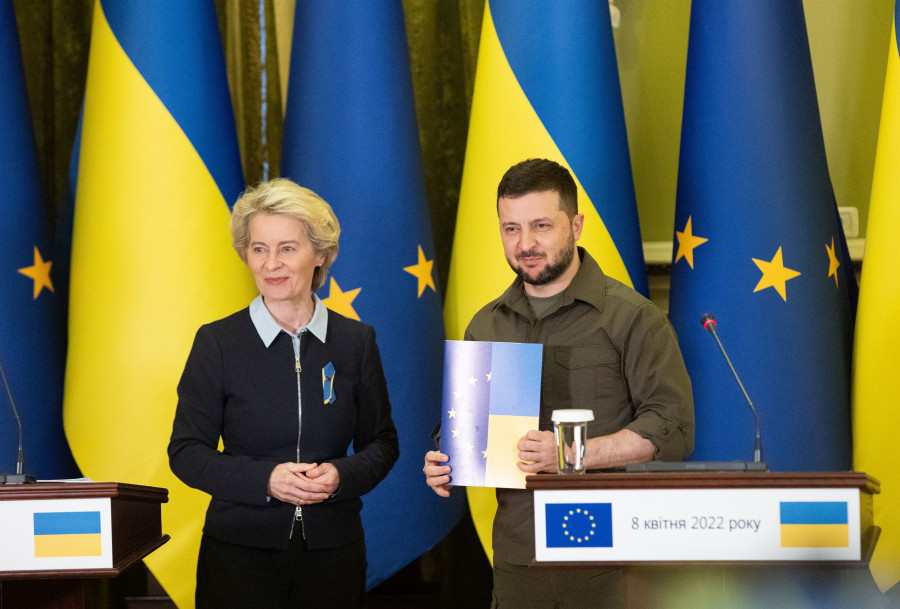 Ucrania ha cumplimentado ya el formulario de ingreso en la UE