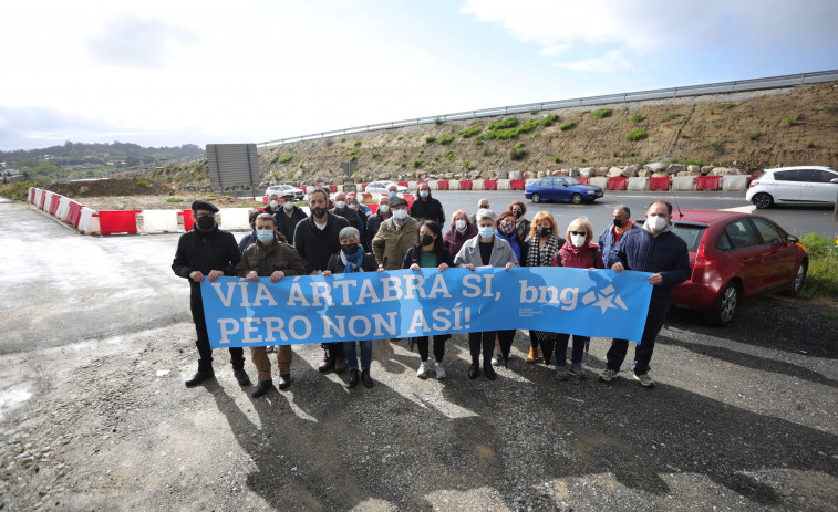 El BNG se moviliza por una Vía  Ártabra al servicio del “conxunto da comarca” de A Coruña