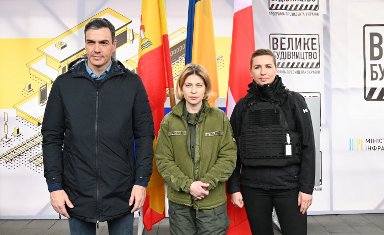 Sánchez llega a Kiev para reunirse con Zelenski