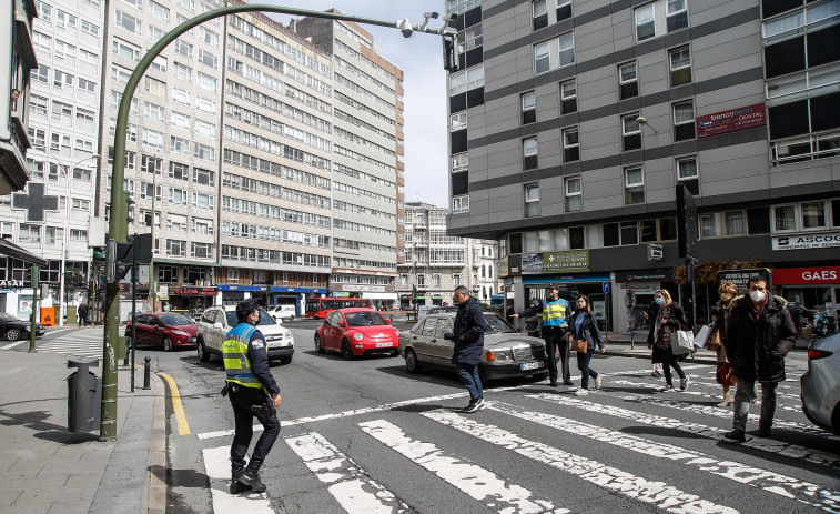 Un apagón en torno a la plaza de Pontevedra deja a 1.900 clientes sin luz