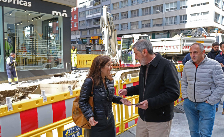 Un pavimento azul entre Alcalde Marchesi y río Monelos recordará el cauce soterrado