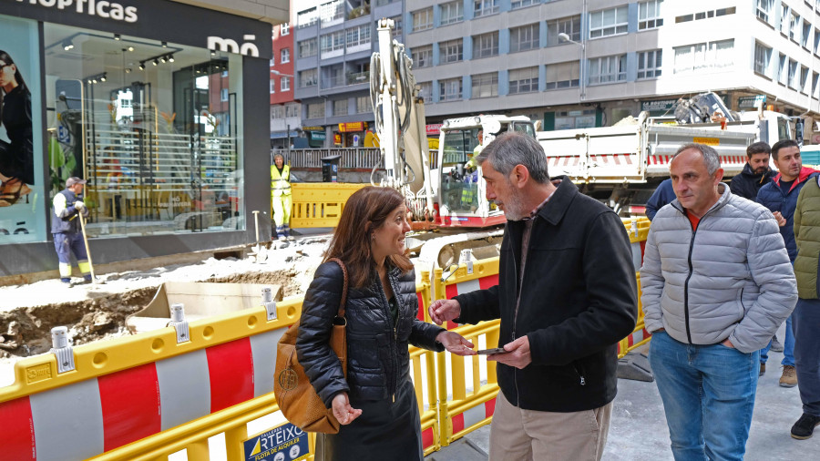 Un pavimento azul entre Alcalde Marchesi y río Monelos recordará el cauce soterrado