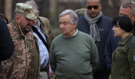 Antonio Guterres trata en Kiev un alto el fuego