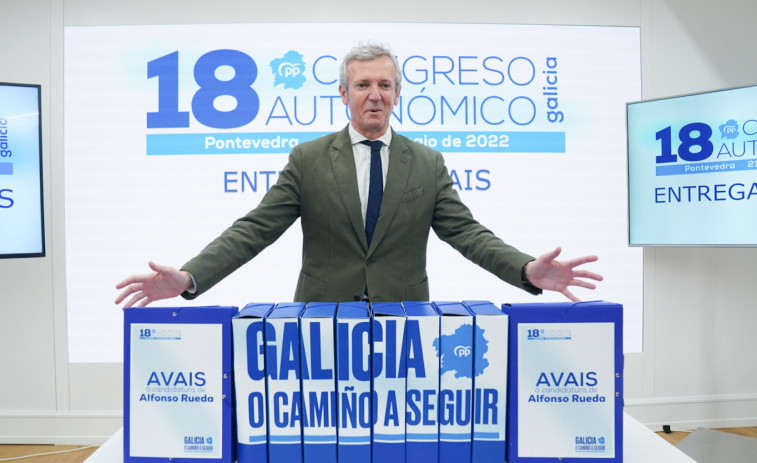 Alfonso Rueda, proclamado único candidato a la presidencia del PP gallego