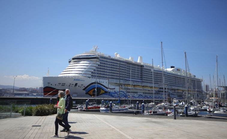 El Puerto de A Coruña espera mantener las cifras del tráfico de cruceros en 2023 y 2024