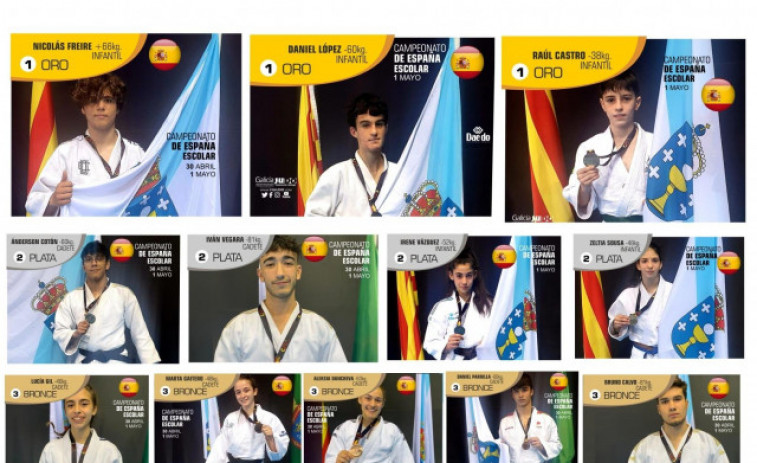 Judo | Buen papel de los jóvenes coruñeses en Pamplona