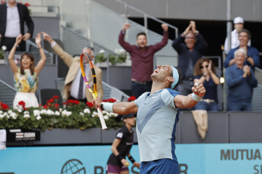 Nadal salva el bache de Goffin en la ruta hacia cuartos