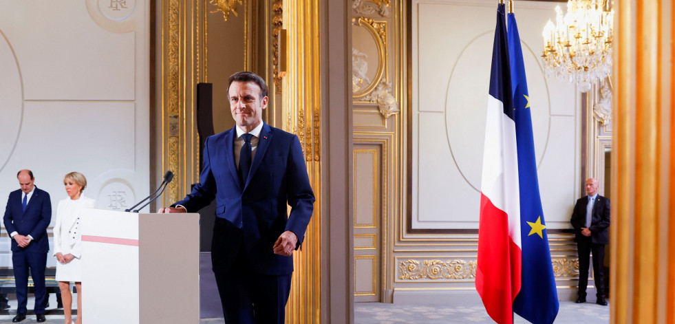 Macron es investido para su segundo mandato de cinco años