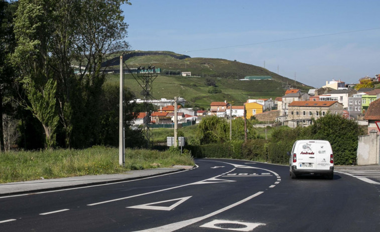 El Gobierno local concluye los trabajos de renovación del firme de la carretera de Bens