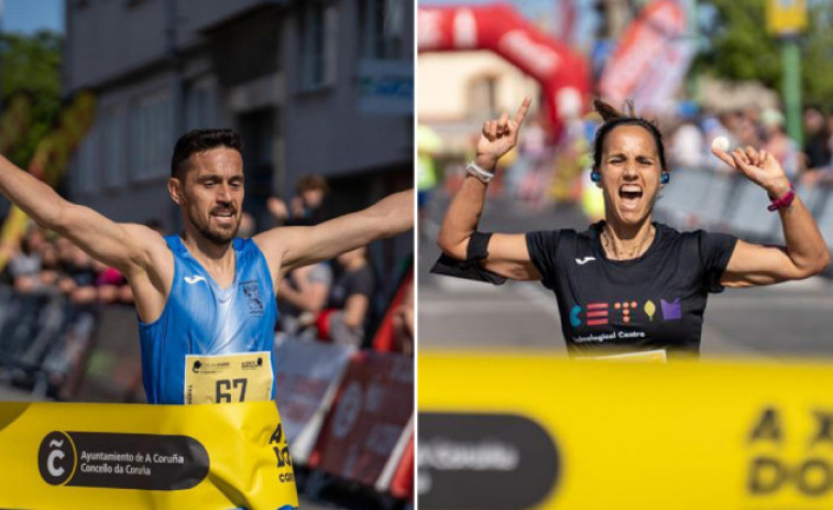 Álvaro Presedo y Nerea Sánchez, los más rápidos en San Pedro de Visma
