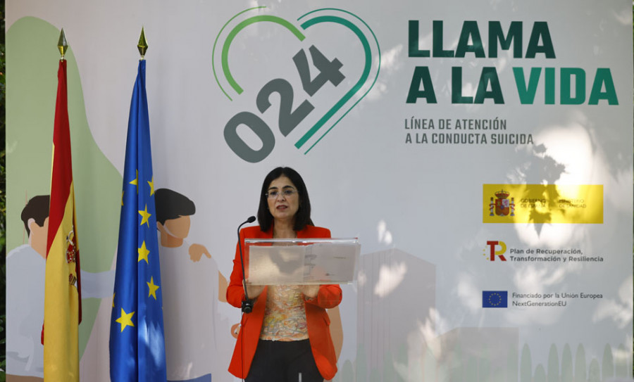 El Gobierno y entidades sociales presentan el teléfono 024 para prevenir los suicidios