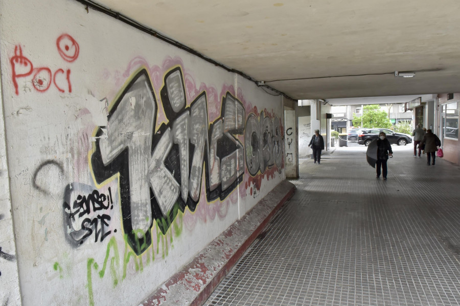 El Gobierno local limpiará las pintadas de las calles de la Sagrada Familia