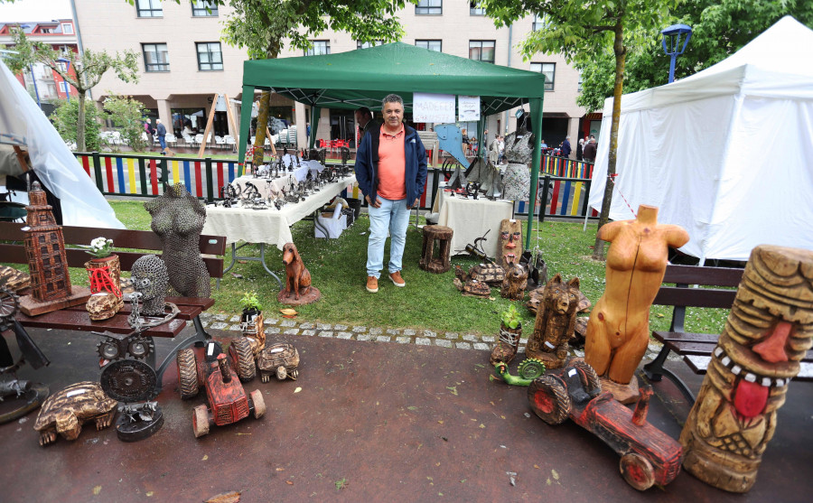 Más de 60 puestos participaron  de la feria artesanal cullerdense