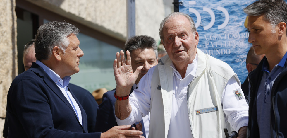 El rey Juan Carlos reaparece en el Náutico de Sanxenxo