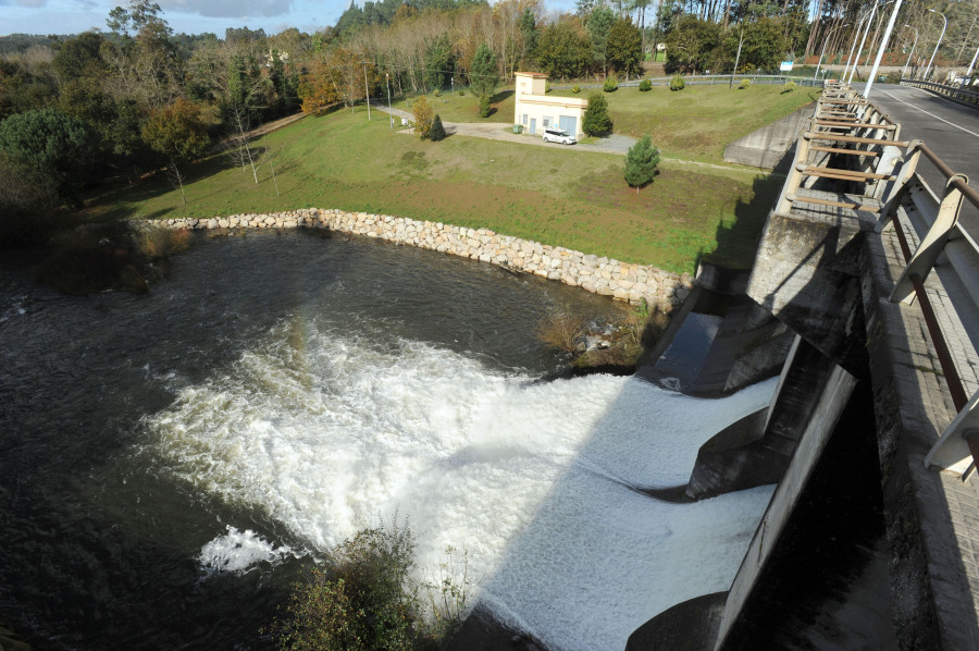 El embalse de Cecebre afronta la prealerta de sequía lleno hasta el 86,6% de su capacidad