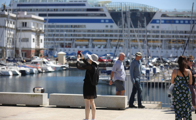 A Coruña no recibía tantos turistas en un mes de abril desde el año 2017