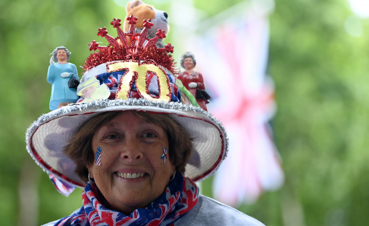 El Reino Unido celebra por todo lo alto los 70 años del reinado de Isabel II