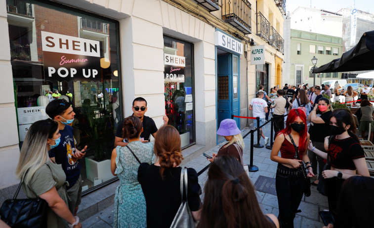 El ‘boom’ de Shein en Madrid limita la entrada a 720 personas al día