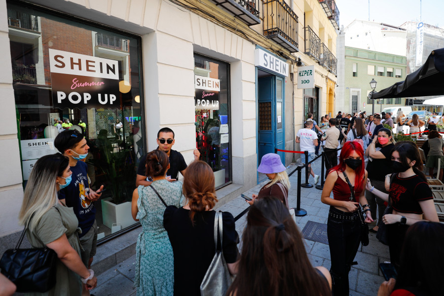 El ‘boom’ de Shein en Madrid limita la entrada a 720 personas al día