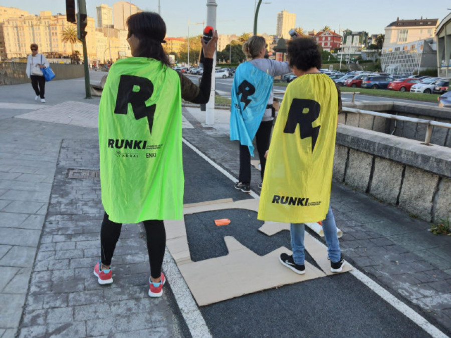 Una mesa redonda antes de la Carrera de los Superhéroes