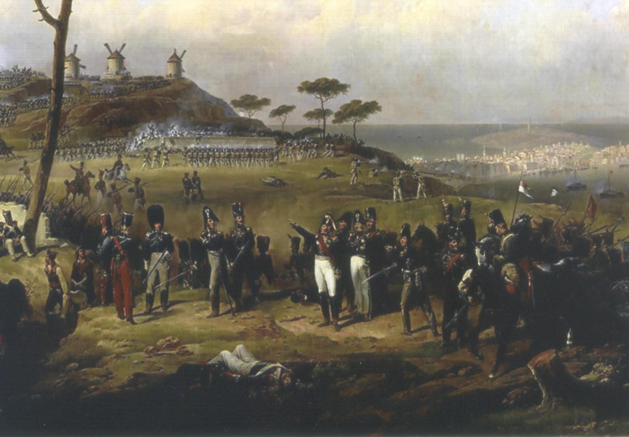 La Coruña se defiende del ataque de las tropas absolutistas en el cerco de 1823