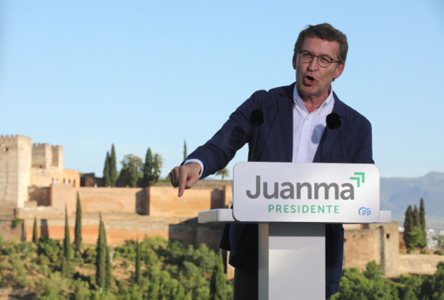 Critican a Feijóo por comentario en Granada sobre puesta de sol de Finisterre
