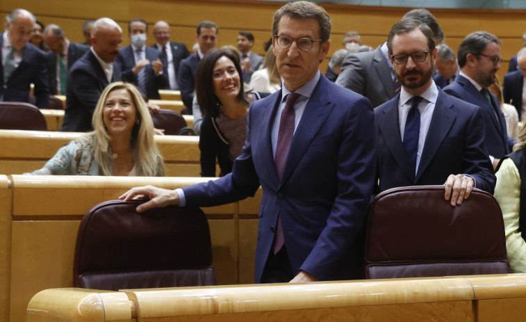 El primer duelo Sánchez-Feijóo en el Senado se centra en la economía