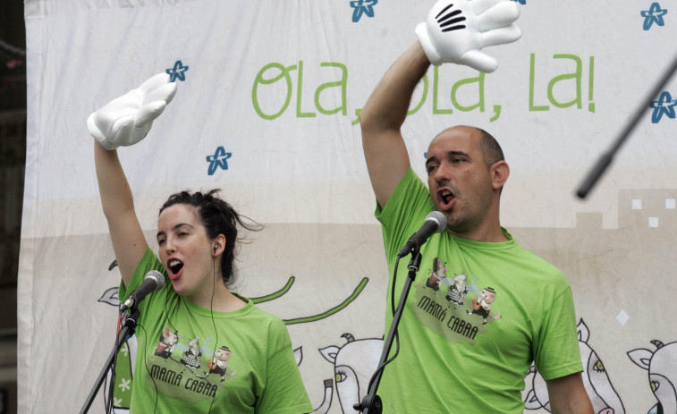 El grupo infantil Mamá Cabra ofrece un recital esta tarde en  el centro comercial Los Rosales