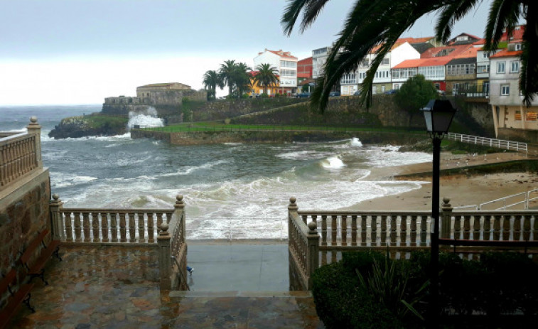 Aviso amarillo por fuerte viento esta noche en el noroeste de A Coruña