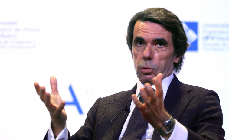 Aznar dice que Pedro Sánchez no tiene más proyecto que resistir en el poder