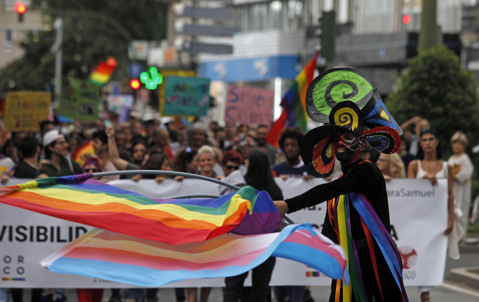 La manifestación del Orgullo LGTBI, en A Coruña