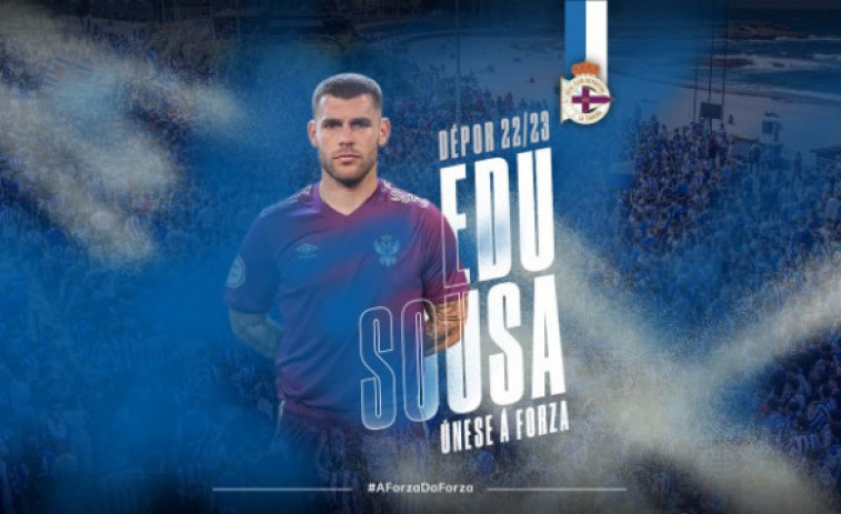 El guardameta Edu Sousa, cuarto refuerzo del Deportivo, ficha por una campaña
