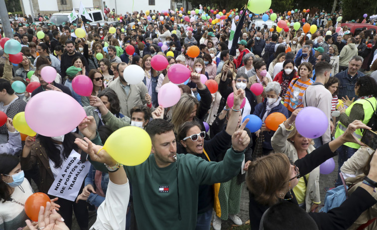 La enseñanza concertada protesta por el cierre de aulas en Galicia